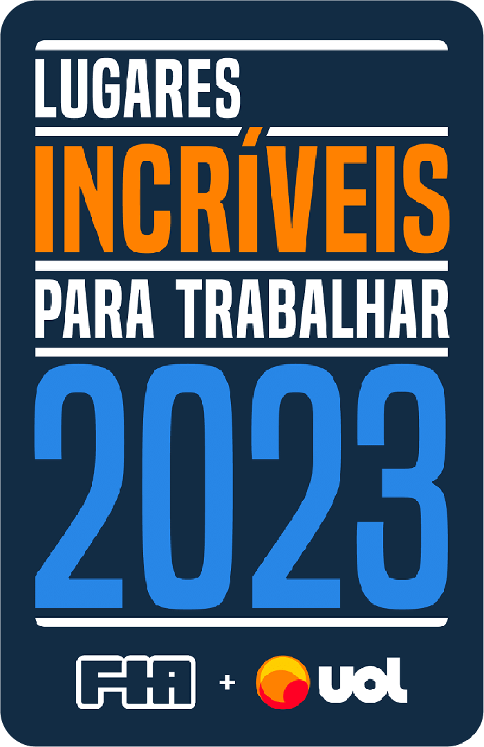 Selo Lugares Incríveis para Trabalhar 2023